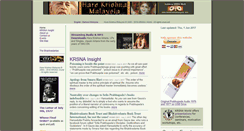 Desktop Screenshot of harekrishnamalaysia.com